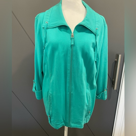 Karen Scott 3 piece casual Capri, tee and jacket! - Picture 1 of 11